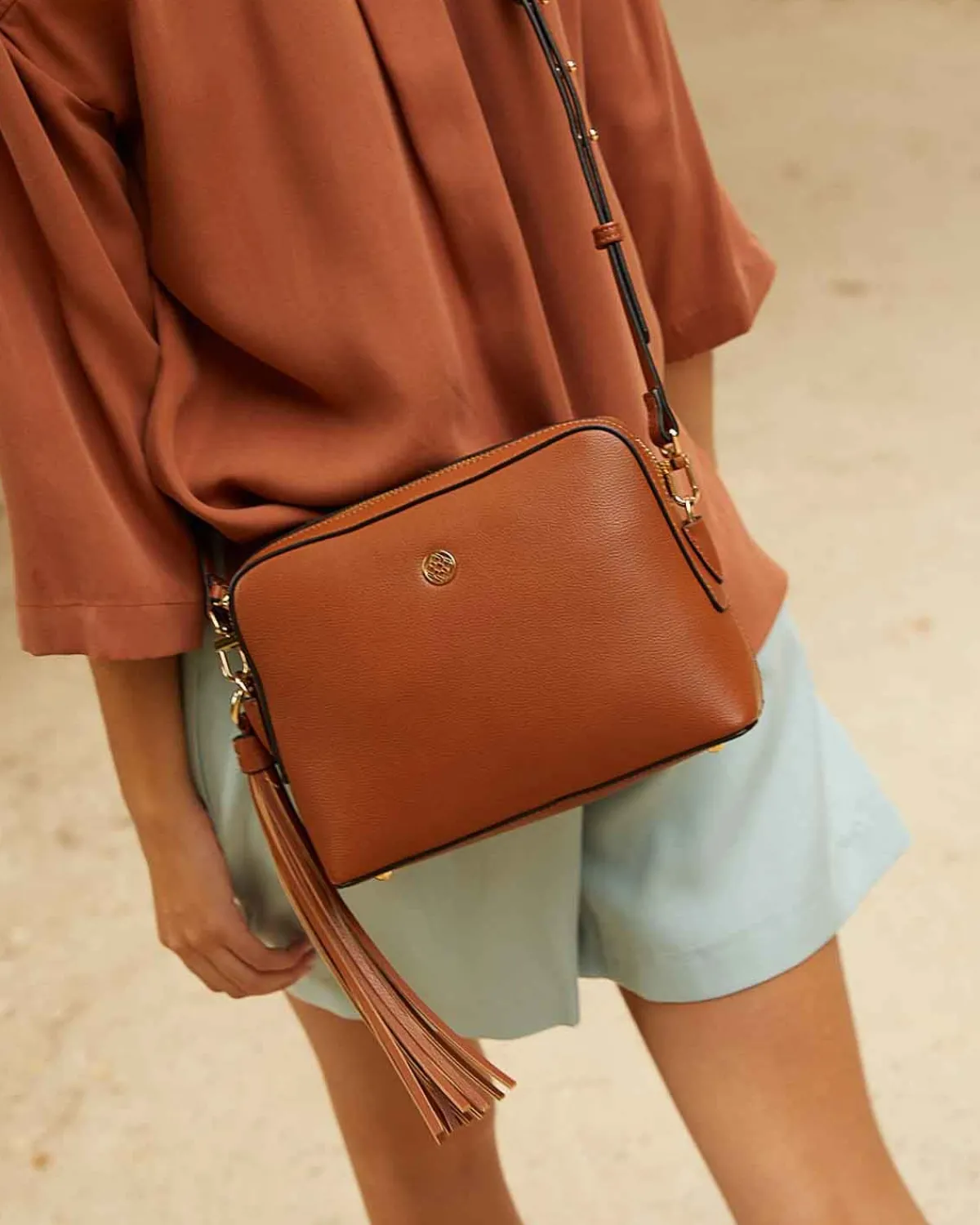 Bolsos Bandolera | Lonbali Bolso Anvers Conscious Camel