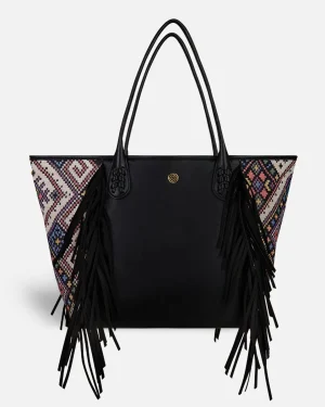Bolsos Shopper | Lonbali Bolso Bonnie Ethnic Negro