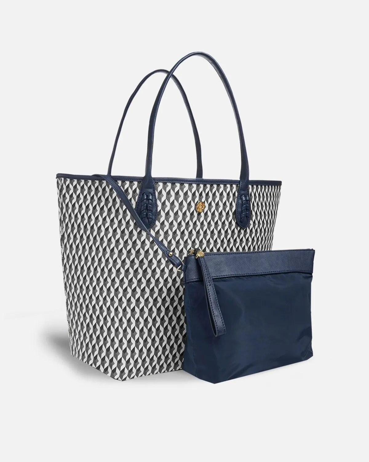 Bolsos Shopper | Lonbali Bolso Born B&W Navy