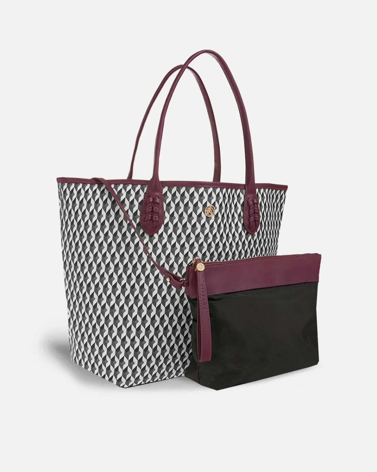 Bolsos Shopper | Lonbali Bolso Born B&W Wine