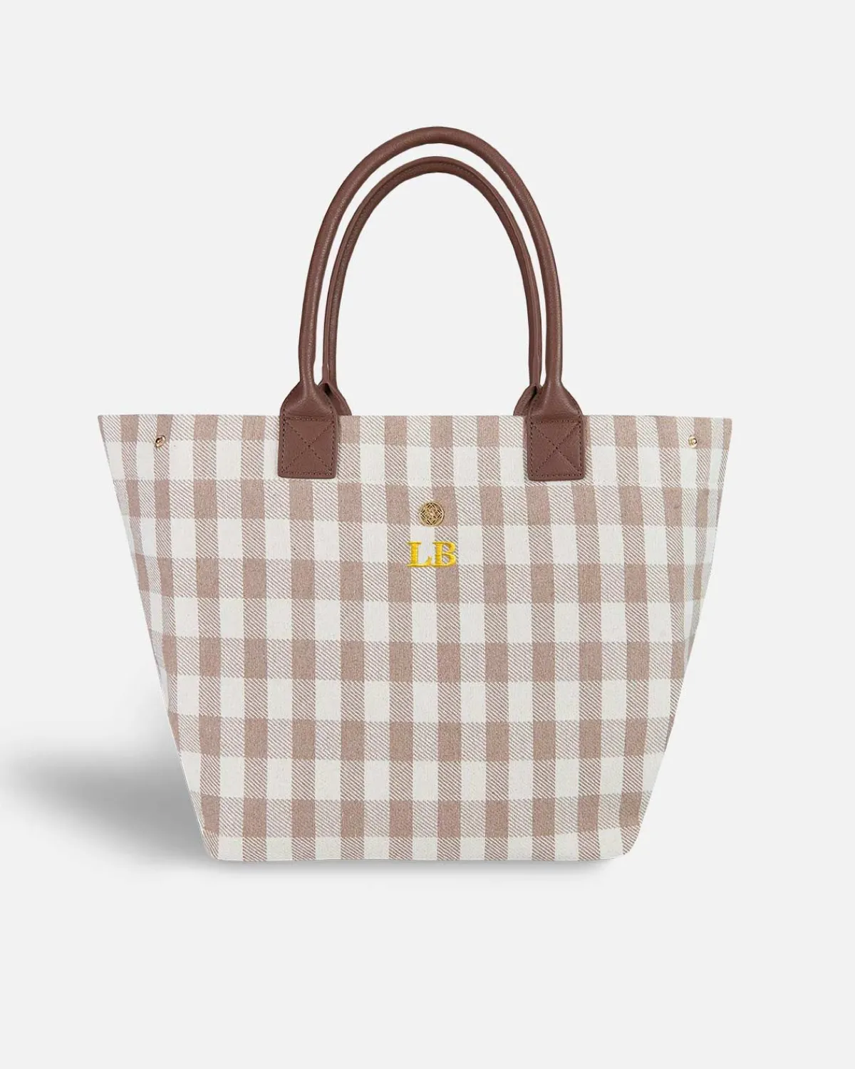 Bolsos Shopper | Lonbali Bolso Vichy Beige