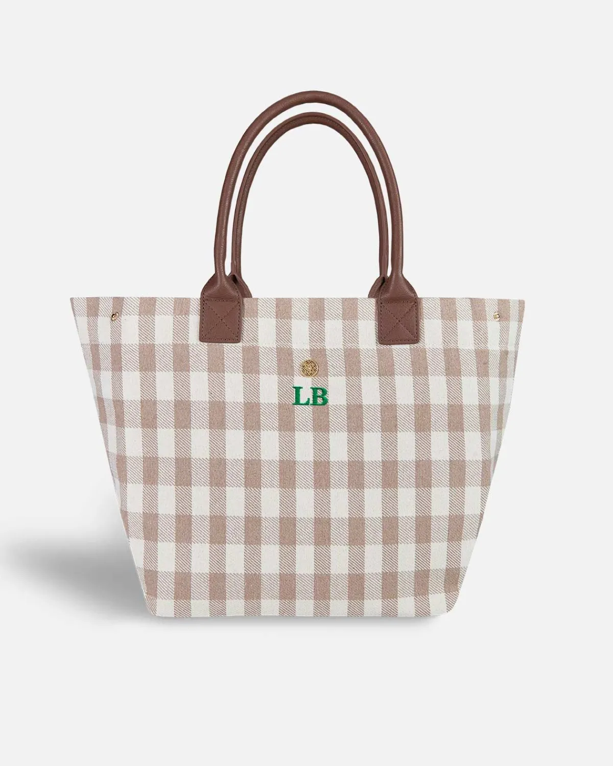 Bolsos Shopper | Lonbali Bolso Vichy Beige