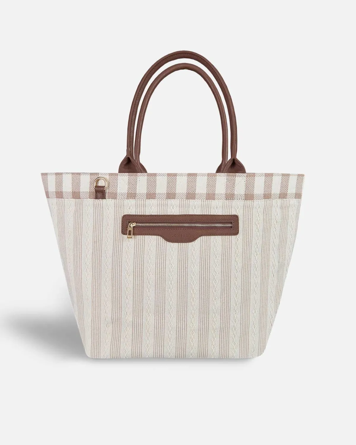 Bolsos Shopper | Lonbali Bolso Vichy Beige