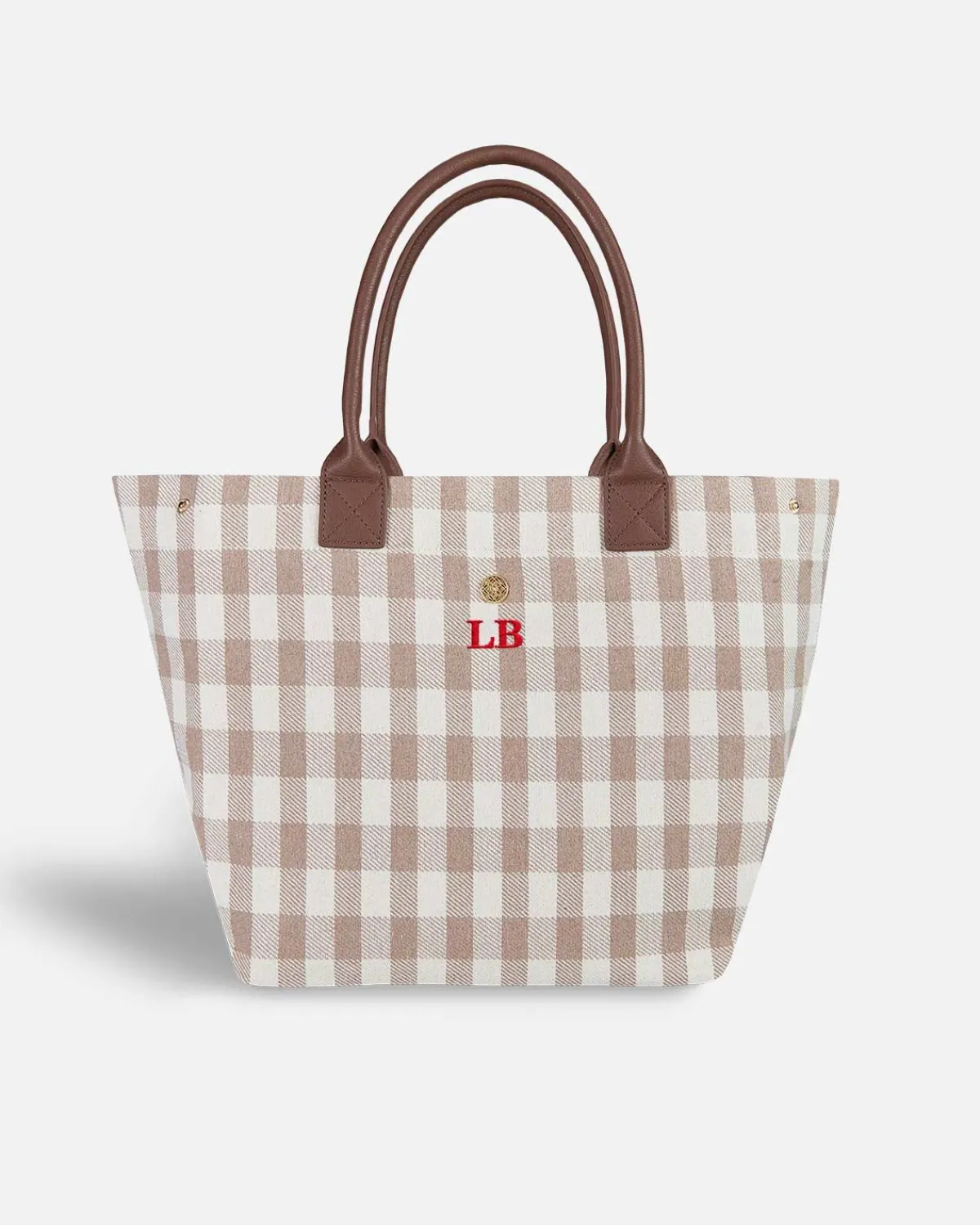 Bolsos Shopper | Lonbali Bolso Vichy Beige