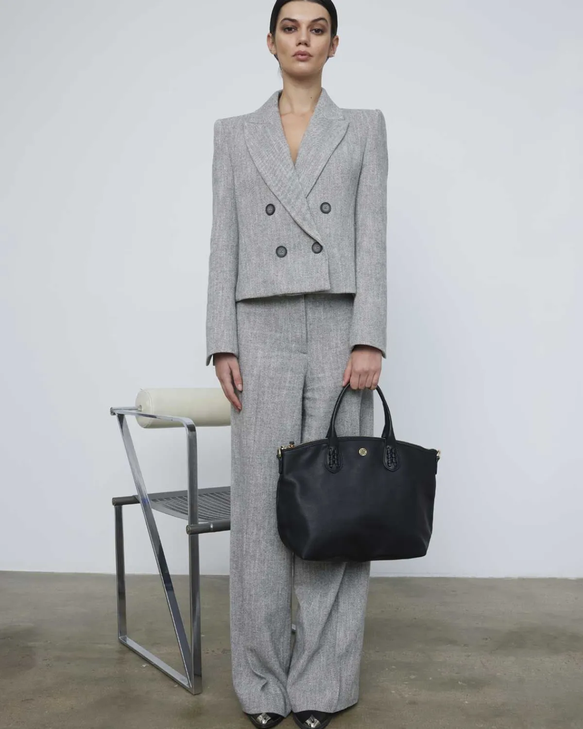 Bolsos Bandolera | Lonbali Bolso Zip Tote Basic Negro