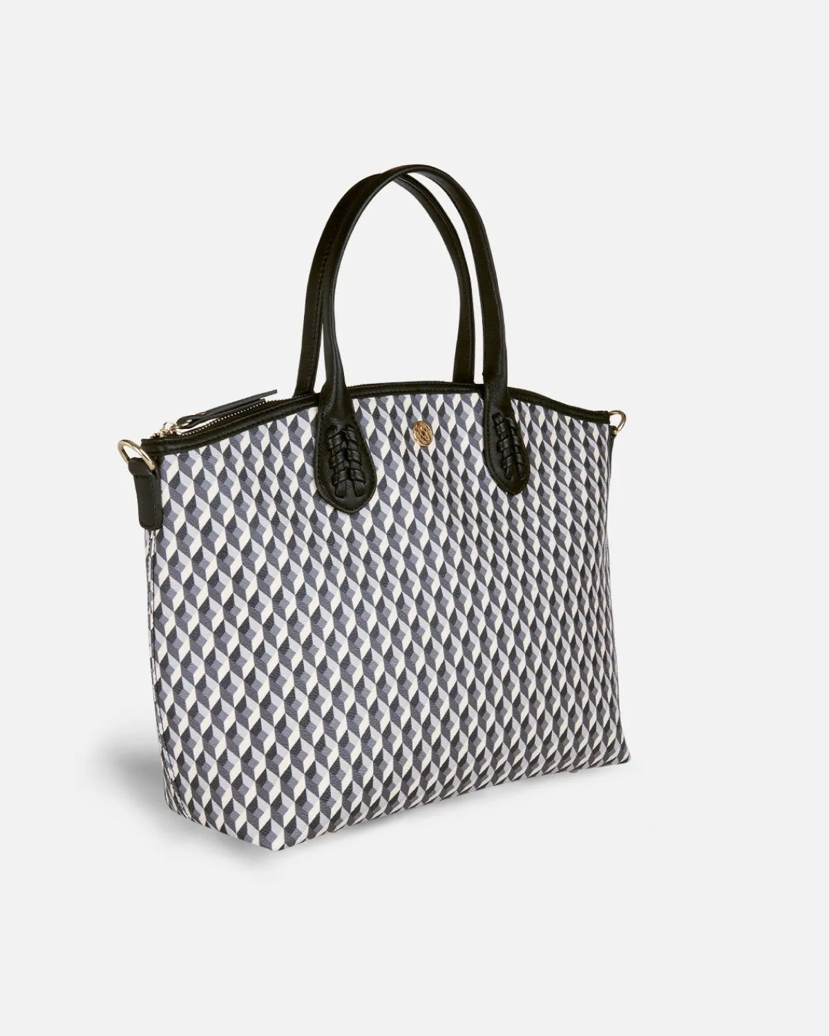 Bolsos Bandolera | Lonbali Bolso Zip Tote Born B&W Negro