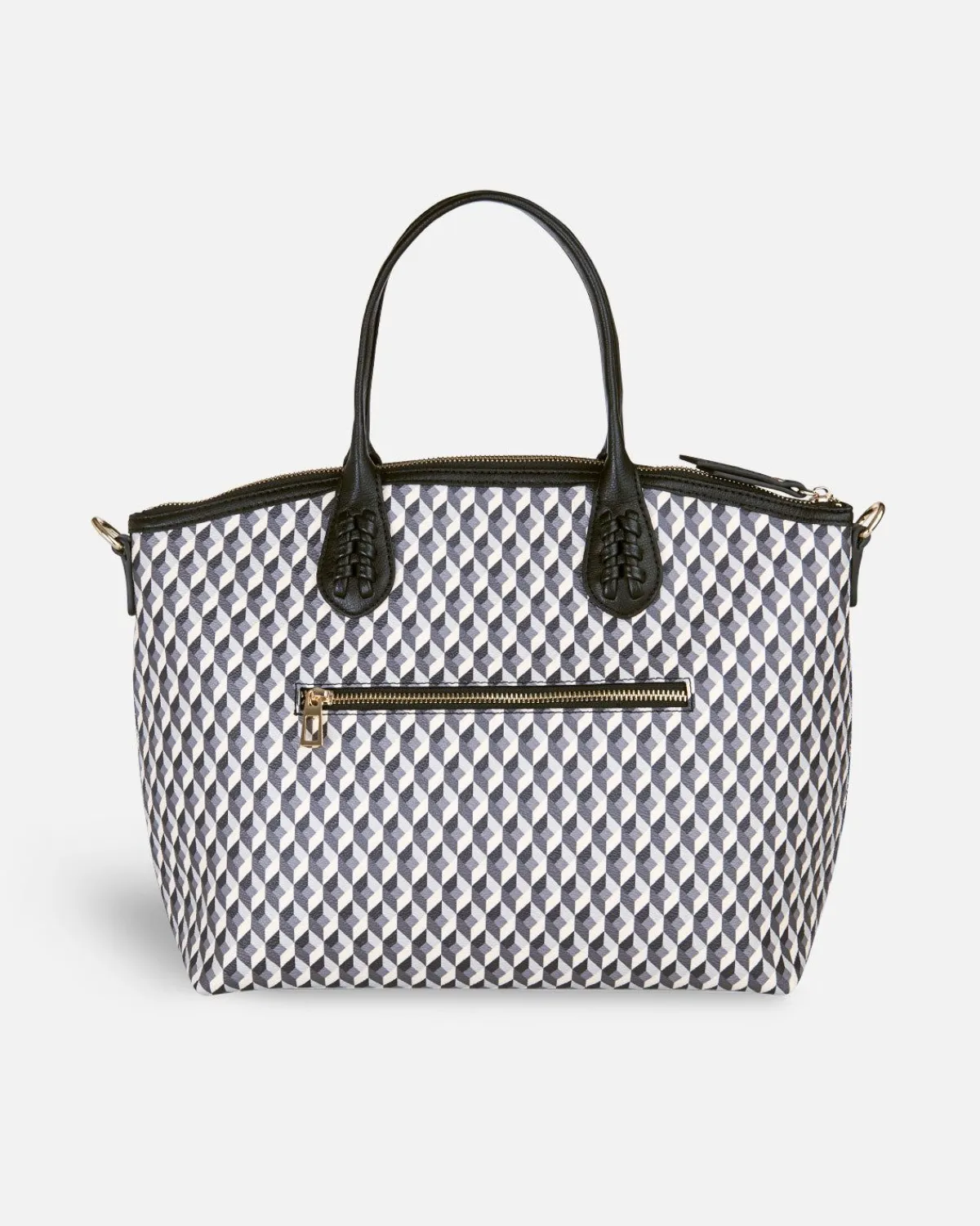 Bolsos Bandolera | Lonbali Bolso Zip Tote Born B&W Negro