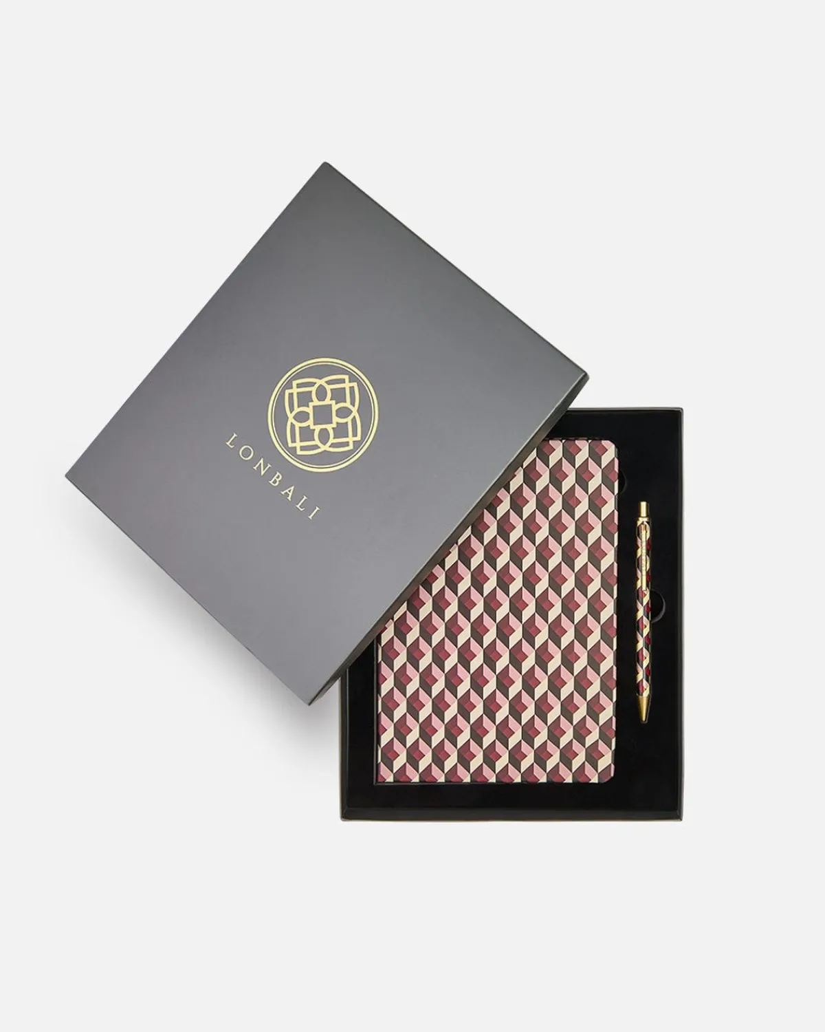 Libretas | Lonbali Set Libreta Y Boligrafo Born Cherry